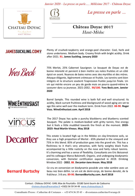 Château Doyac 2017
